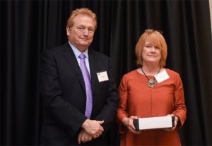 Barbara Hise receives the 2017 Award for Excellence