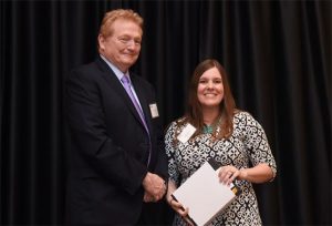 Lindsay Hester receives the 2017 Award for Excellence